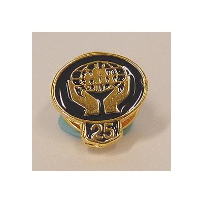 Lapel Pin - Gold 25 Year Classic