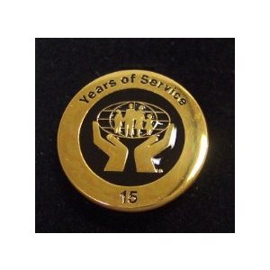 Lapel Pin - Gold Plated 24kt (15 year)