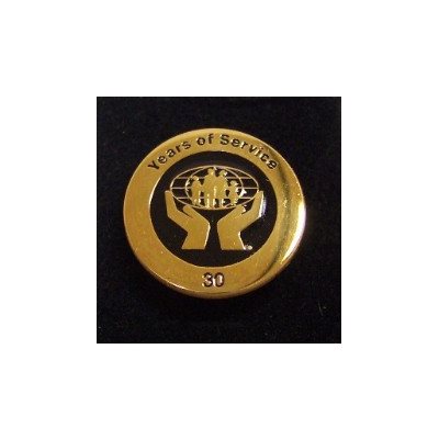 Lapel Pin - Gold Plated 24kt (30 year)