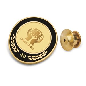 Lapel Pin - Gold Plated 24kt (40 year)