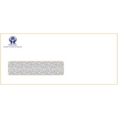 Envelope - #10 White Window (Credit Union Logo)